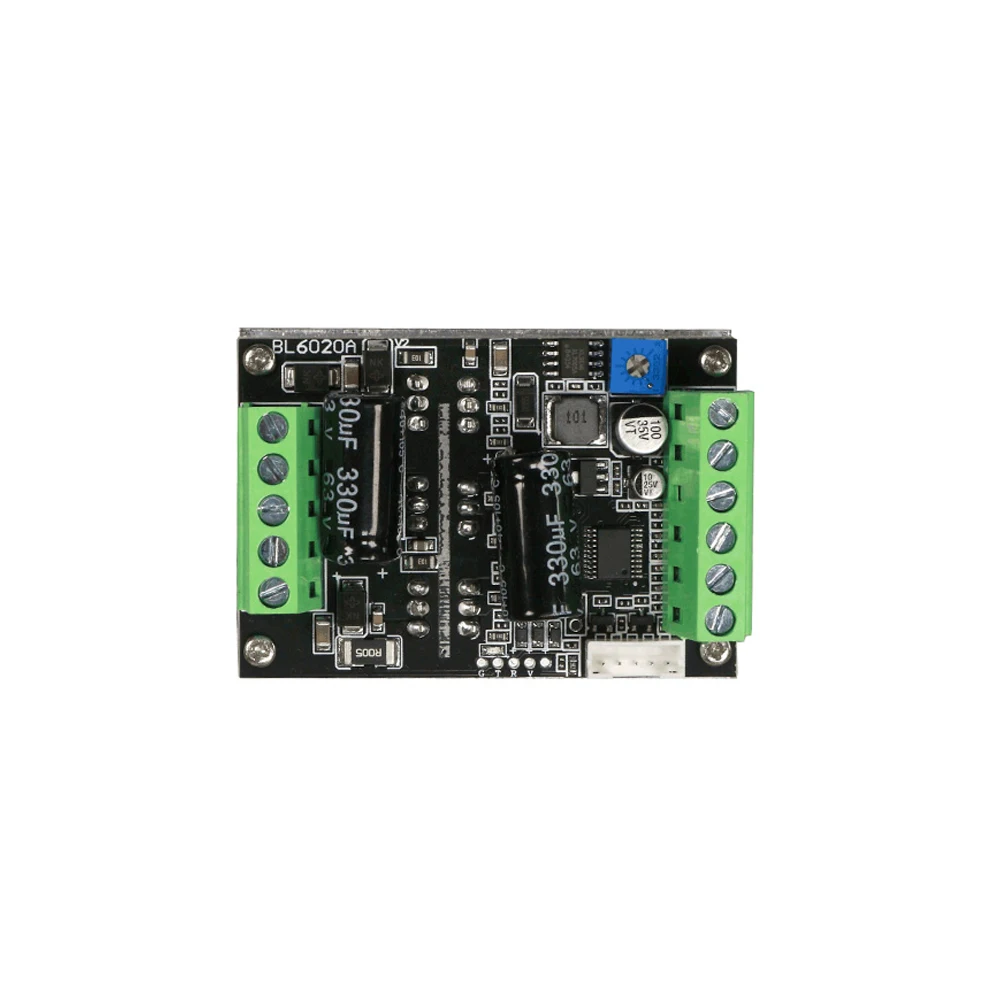 

DC 3-phase Motor Drive Module PWM BLDC Motor Driver 500W High Power 6-60V 20A Hall Brushless Motor Speed Control Board