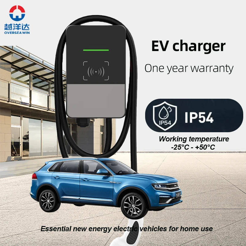 Factory Wholesale Home Ev Charger  7Kw 32A Wallbox 3 phase Fast Electric Car Ev Charger Charging Station