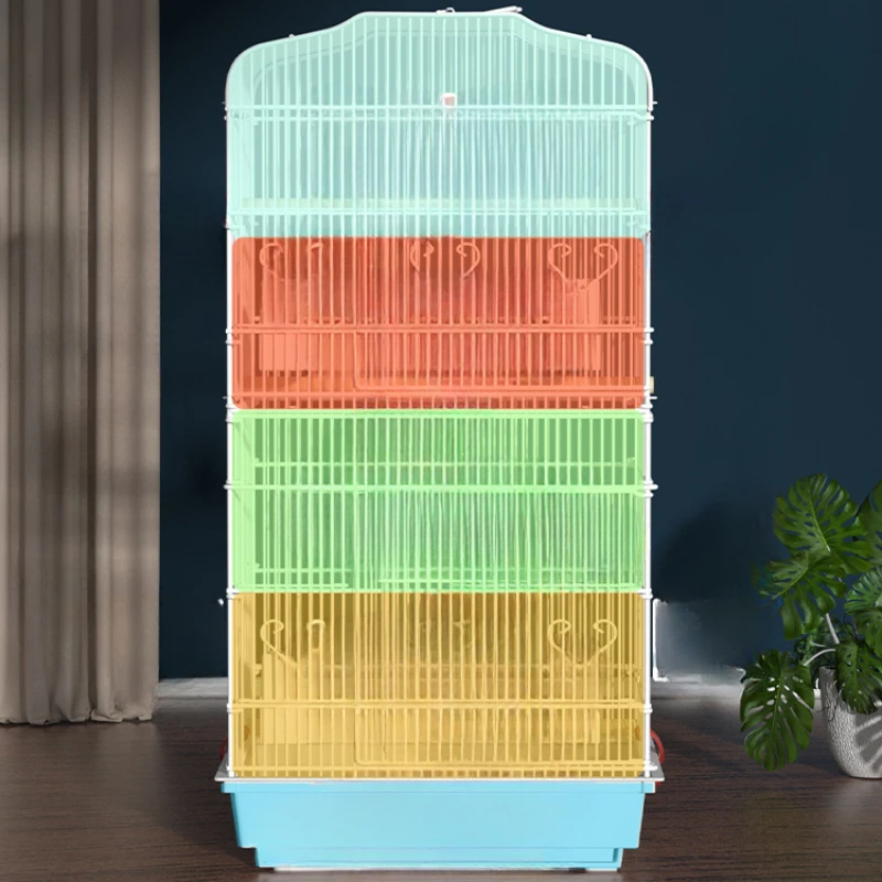 

Настраиваемая металлическая клетка для попугаев, большая клетка для птиц, уличная кормушка для попугаев, садовая клетка для птиц