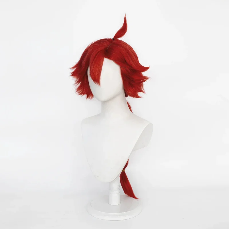 HOLOUN Sulletta 머큐리 코스프레 가발, 내열성, 머큐리 가짜 머리카락 버건디, 할로윈 크리스마스 새해 선물