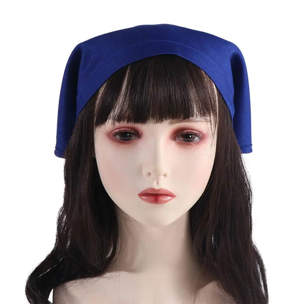 

Kitchen Supplies Triangle Kitchen Work Cap Cotton Thread Gluing Chef Hat Japanese Multiple Colors Work Turban Hat Kitchen