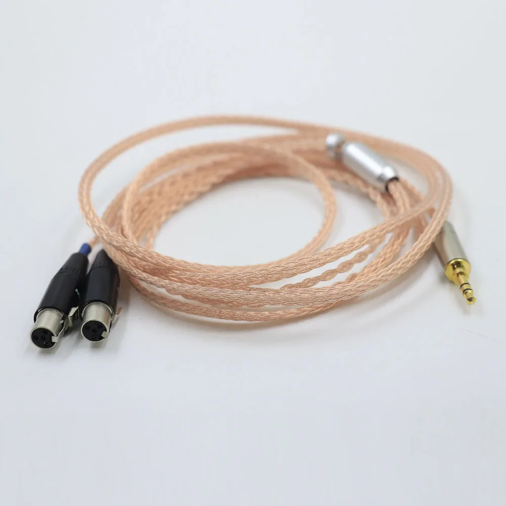 16 Core UPOCC Single Crystal Pure Copper 2.5mm 4.4mm 3.5mm Headphone Earphone Cable For Audeze LCD-3 LCD-2 LCD-X LCD-XC 4z MX4