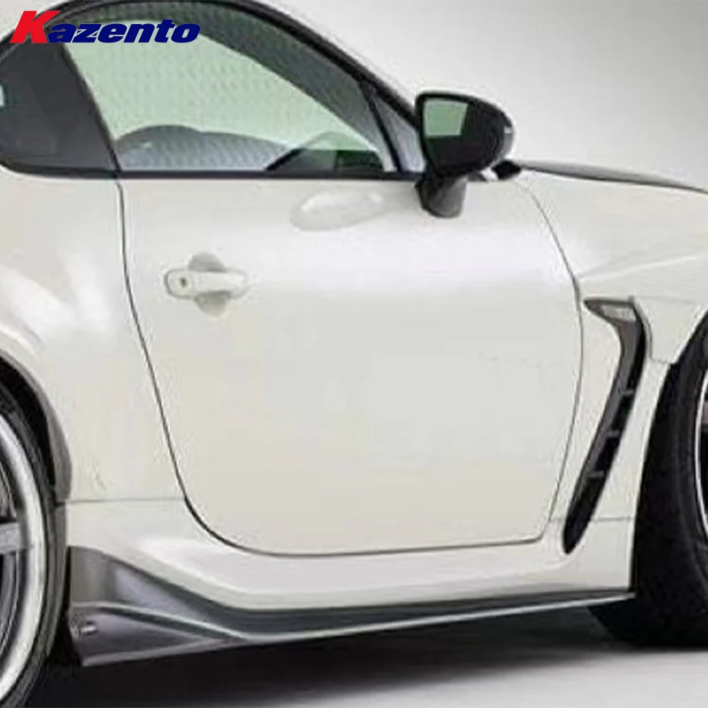 لتويوتا 2022-2023 GR86 BRZ ZD8 VA1 نمط ألياف الكربون التنانير الجانبية الجسم أطقم