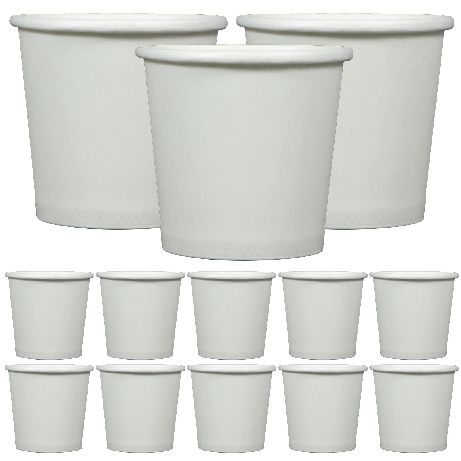 100 Pcs Cup Travel Coffee Mug Cups with Lids Small Hot Paper Juice Container Bathroom