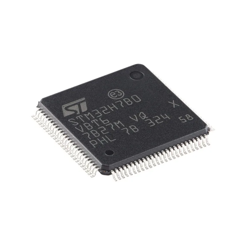 Original STM32H7B0VBT6, LQFP‑100 Package, ARM Cortex‑M7 Core 32‑Bit Microcontroller MCU