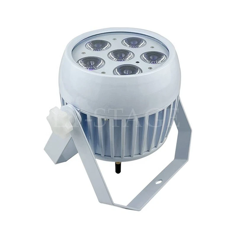 คริสต์มาสไฟติดเวทีแสง Ip65 Par Light 6X18W แบตเตอรี่ไร้สาย Powered Dmx Led แสง