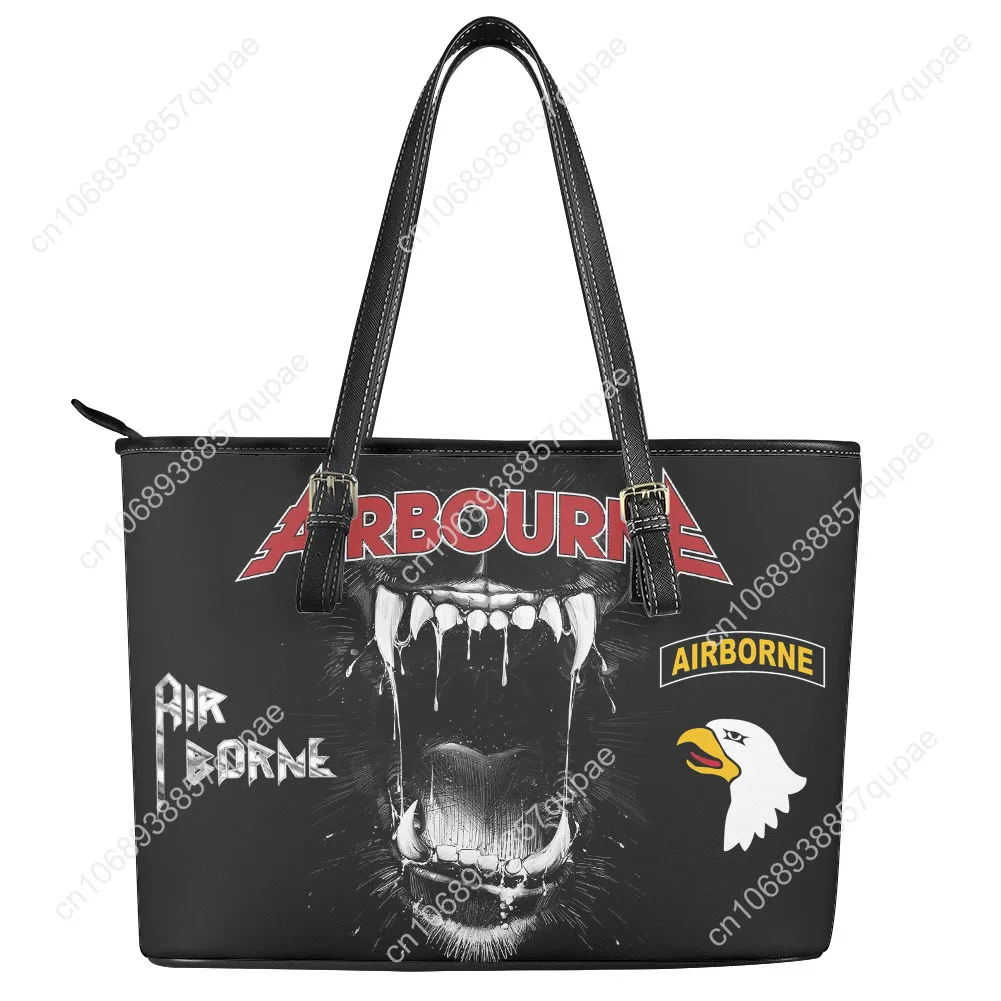

Airbourne Australian Rock band Custom Handbag Womens Mens Tote Bag Shoulder Bag Business Leather Purse Travel Bag Gift