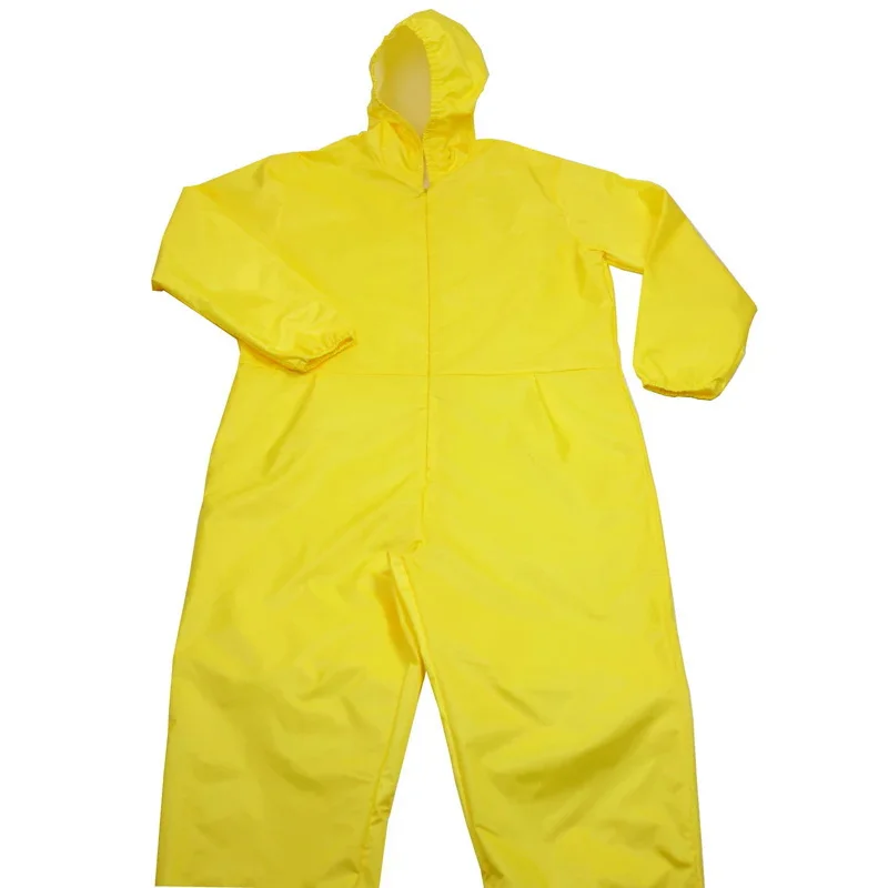 Breaking bad DIY Walter White Toxic Suit Adult cosplay Halloween Jumpsuit clothes TV costume