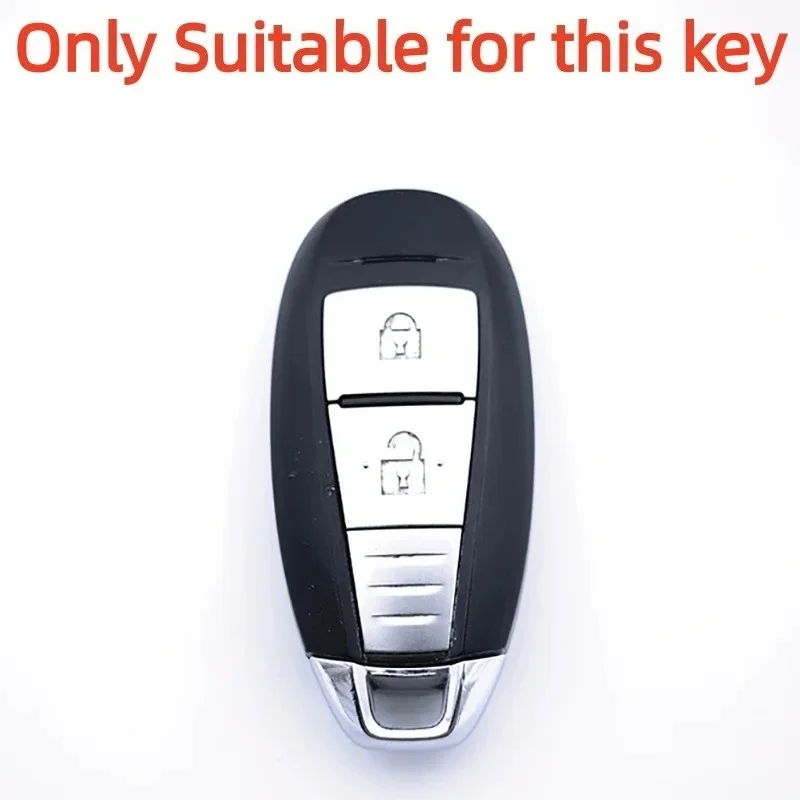For Suzuki Vitara Swift Ignis Kizashi SX4 Baleno Ertiga Samurai S-Cross Silicone Car Remote Key Case Shell Cover Fob Accessories