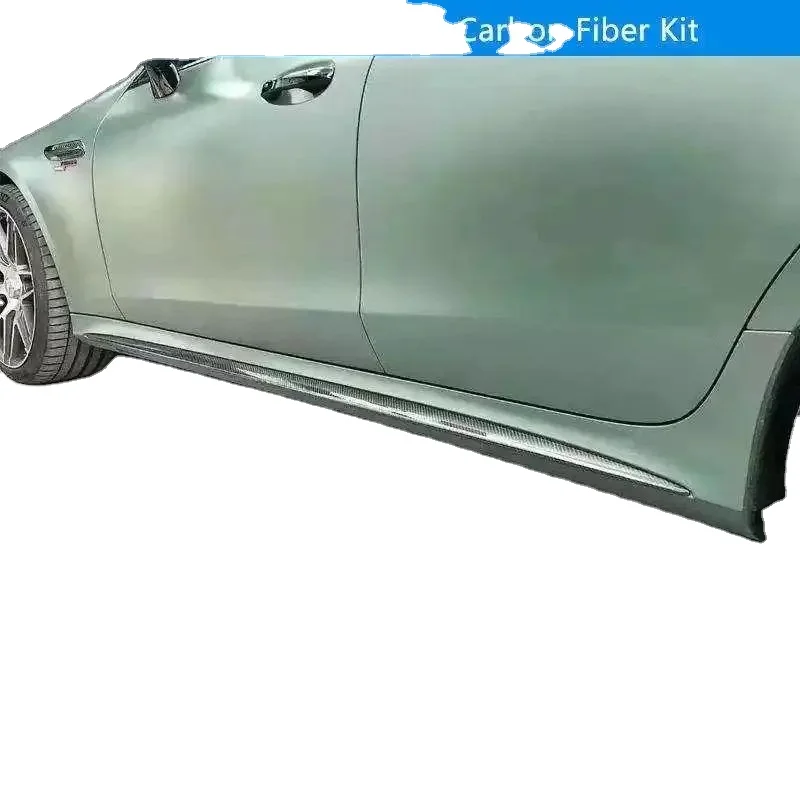 Carbon Fiber Kit Front Lip Tuyere Rear Lip air Knife Suitable for Mercedes-Benz AMG GT50 53 63 18-22 Modified for B Style Models