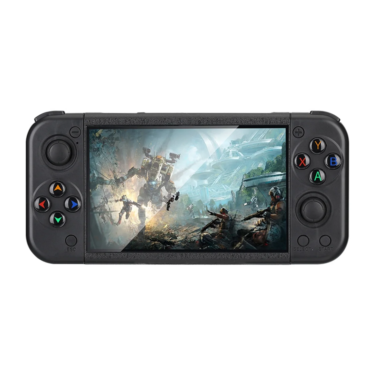 AT42 RG50XX Handheld Retro Game Console 5inch Display 64G 20000+Video Games LINUX 3D Joystick for 19+Simulator A