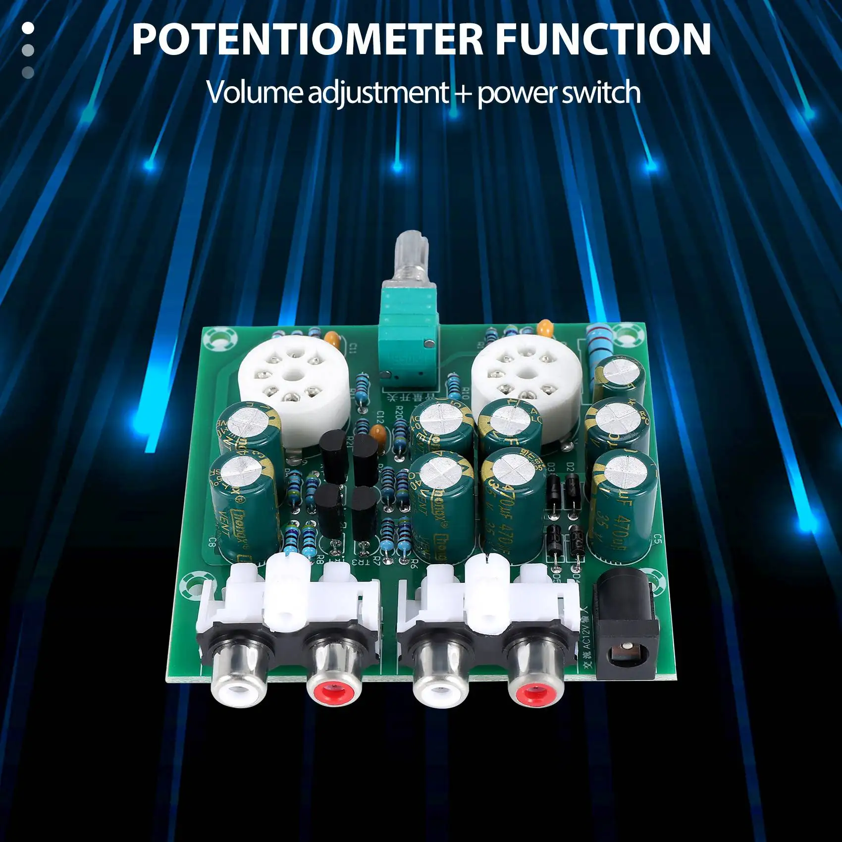 POP-lNewest 6J1 หลอด preamp เครื่องขยายเสียง Pre-amp หูฟัง amp 6J1 วาล์ว preamp bile บัฟเฟอร์ diy ชุด (6J1 หลอด preamp