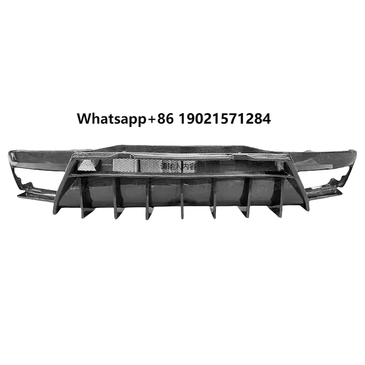

High Quality Rear Bumper Lip for Chevrolet Corvette C8 Use Upgrade Body Kits Rear Diffuser Carbon Fiber Rear Lip Brand New Parts