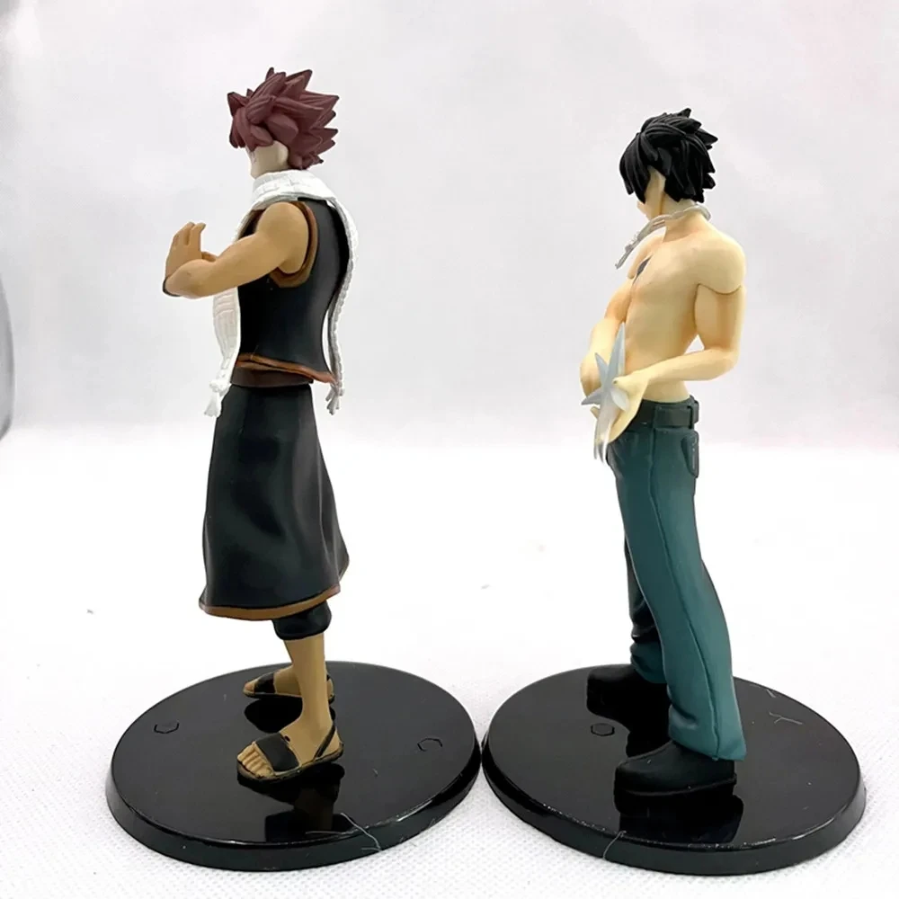Figurines d'action FAIRY TAIL Natsu gris Lucy Erza, modèle en PVC EARTH LAND Magic World Collection, jouet cadeau pour enfant, 4 pièces