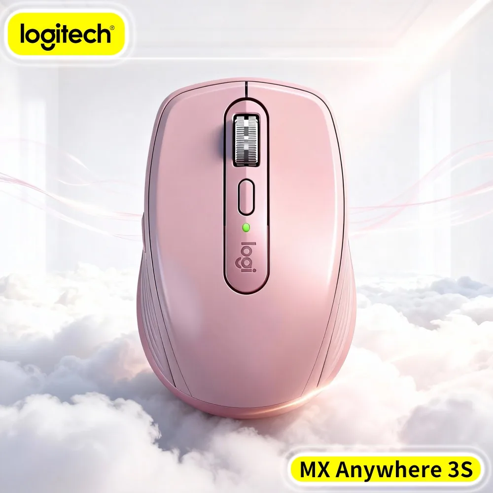 High-Performance MX Anywhere 3S - 8000 DPI, 3-Device Connect, Hyper-Scroll, Great For Art Studio & Creative Task