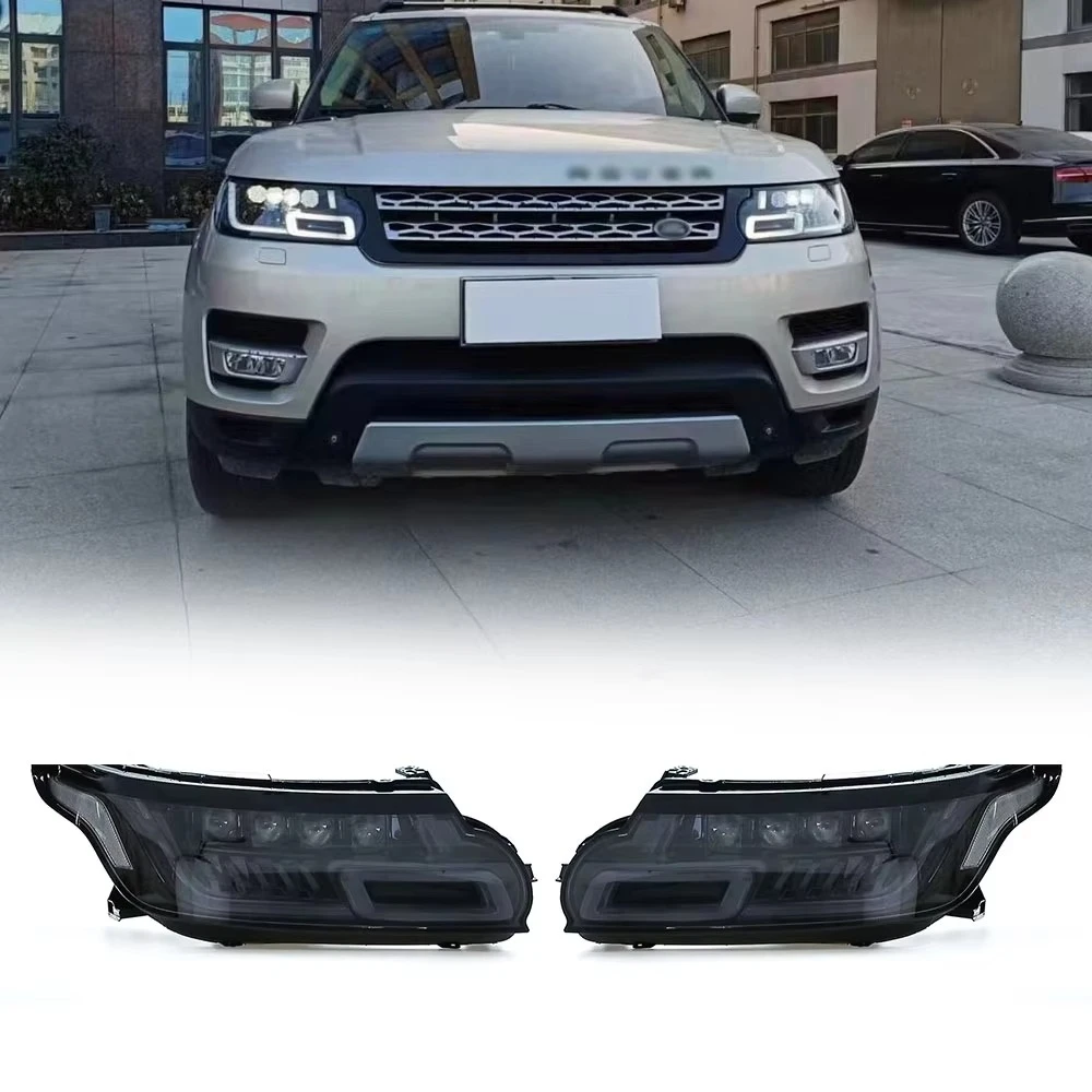 Plug and Play Upgrade 4 Lens Matrix Led Headlight for ‘Range Rover Sports Head Light Head Lamp 2014-2017