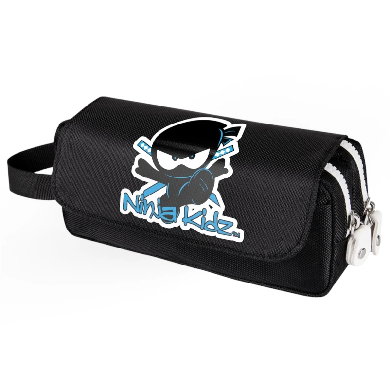 2023 NEW Ninja Kidz Cartoon Children Pencil Case Multi Layer high quality Student Stationery Box Stationery Storage Bag