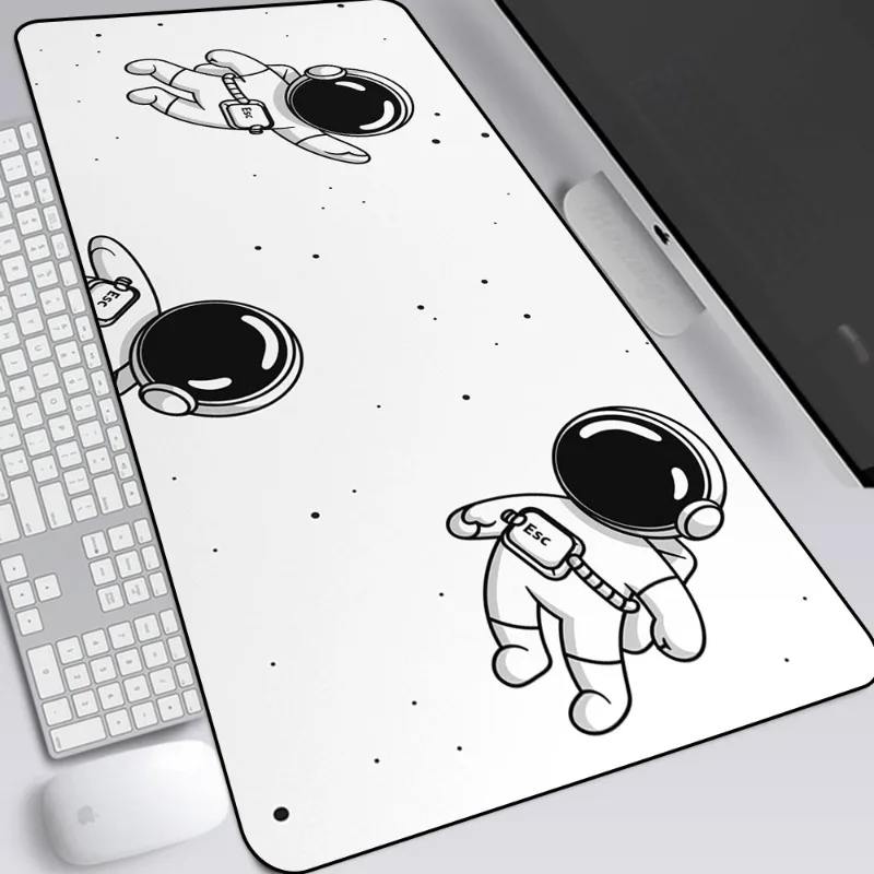 Astronaut Space Mouse Pad Large Computer Office Game Table Mats New Rubber Anti-slip Gaming Keyboard Mousepad Long Desk Pads