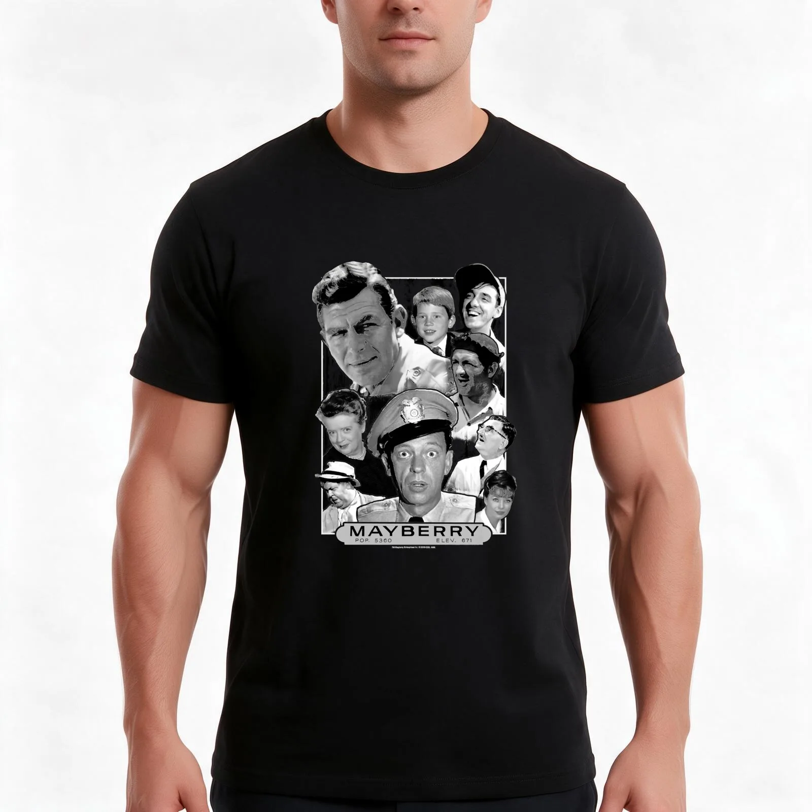 My Favorite People Day Gift For Andy Griffith Mayberry Halloween T-Shirt Summer Casual Cotton Tee Oversized Streetwear Tops