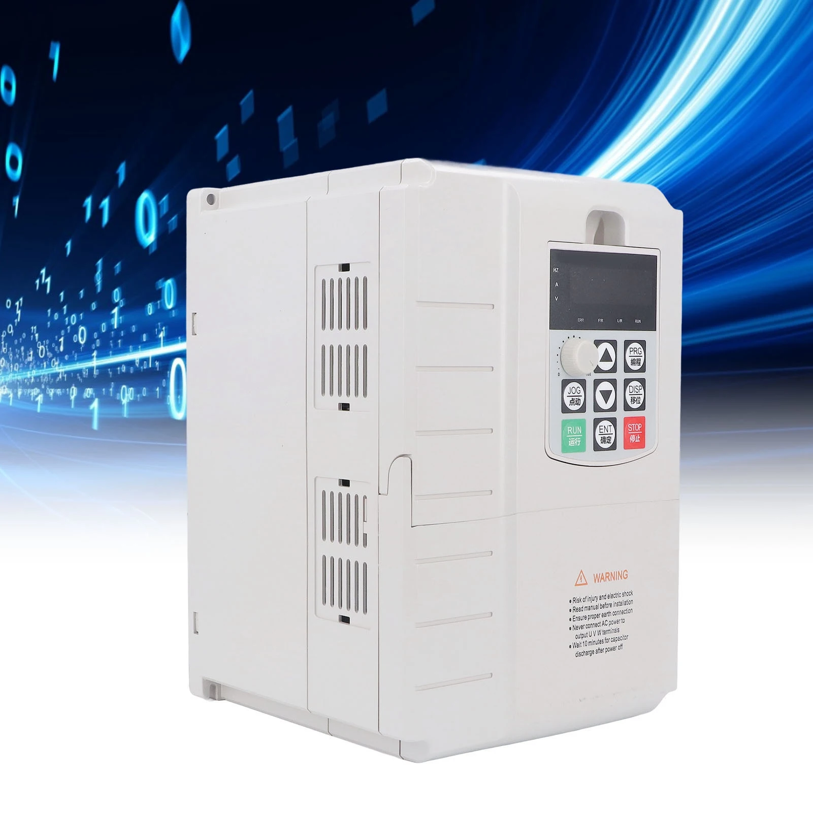 

Power Tools Variable Frequency Drive Converter Variable Frequency Drive Single to 3 Phase Motor Speed Control Governor 5.5KW 30A