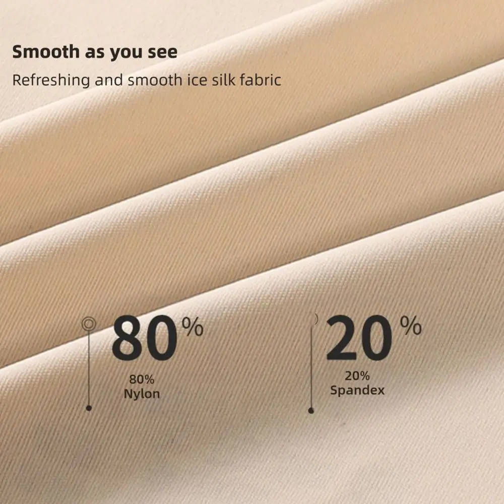 New Cotton Crotch Ice Silk Panties Anti Rub Comfort Seamless Underwear Wave Pattern Thin Safety Shorts Summer