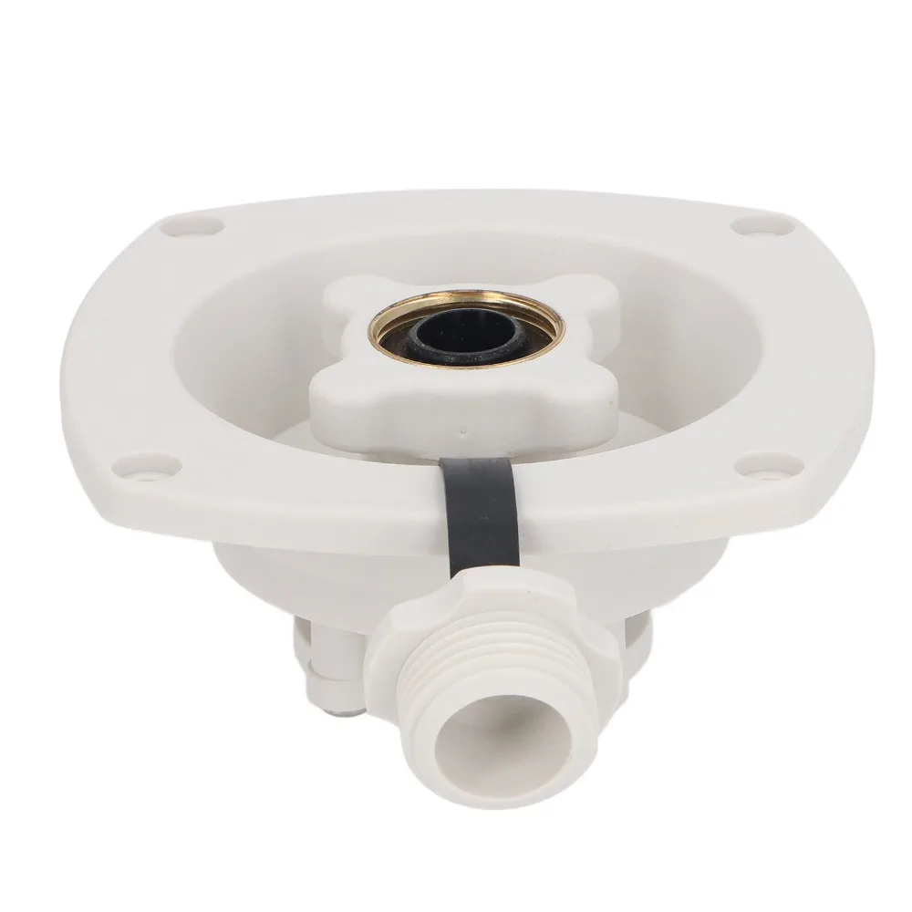 

Белый настенный регулятор наполнителя, черный встроенный клапан, регулируемый давление входа в воду, порт для впрыска пресной воды, лодка