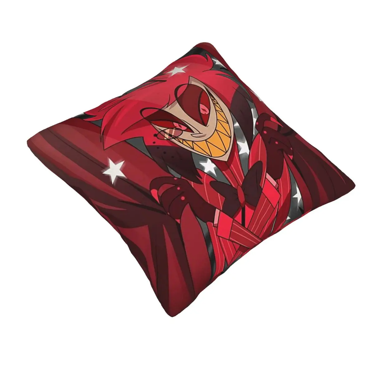 Alastor The Show Begins Square Pillowcase Pillow Cover Cushion Decor Comfort Throw Pillow for Home Living Room