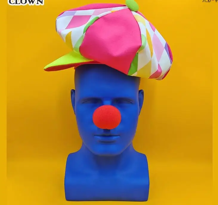 Joker Short Tongue Hat for Commercial Performance Makeup Ball Party Hat