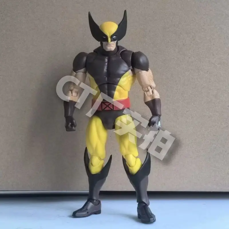 Ct Wolverine Mafex 138 Set mainan figur aksi kualitas tinggi Model patung bergerak boneka Model koleksi hadiah Natal Halloween