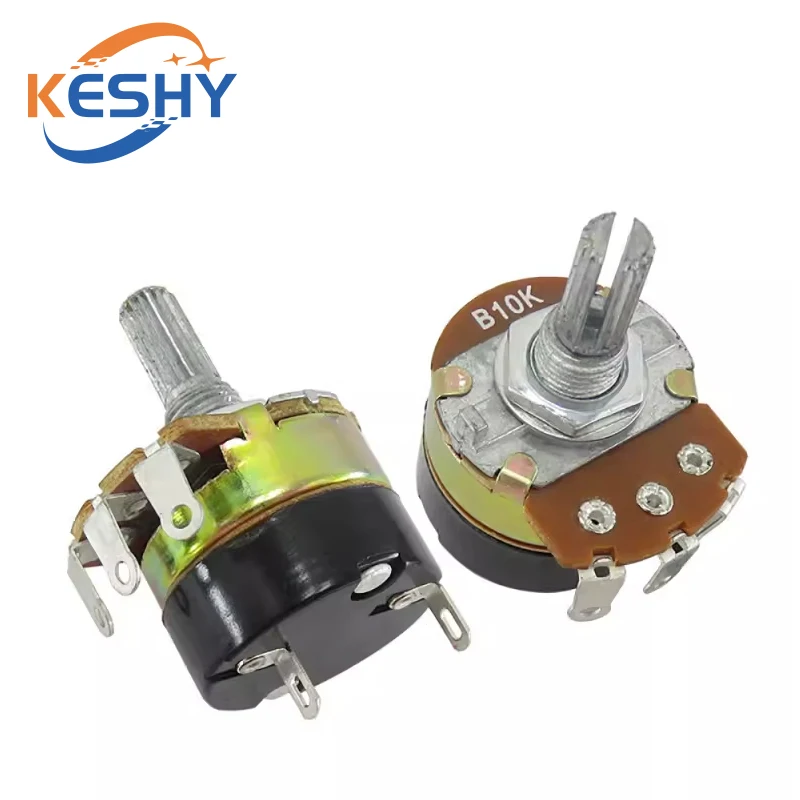 WH138-1 Adjustable Resistance Speed Regulator With Switch Potentiometer WH138-1 B5K B10K B20K B50K B100K B250K B500K