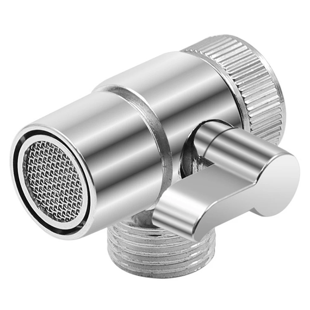 Adaptador de grifo con interruptor de diseño multifuncional, válvula desviadora, conector de grifo de agua, válvula adaptadora de nota de bidé para baño
