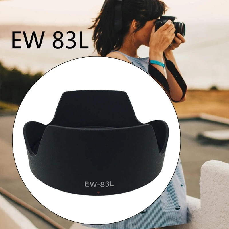 Nhẹ Bóng Ống Kính EW-83L Thay Thế Lens Hood cho EF 24-70mm f/4L IS Phụ Kiện Sửa Chữa Ống Kính