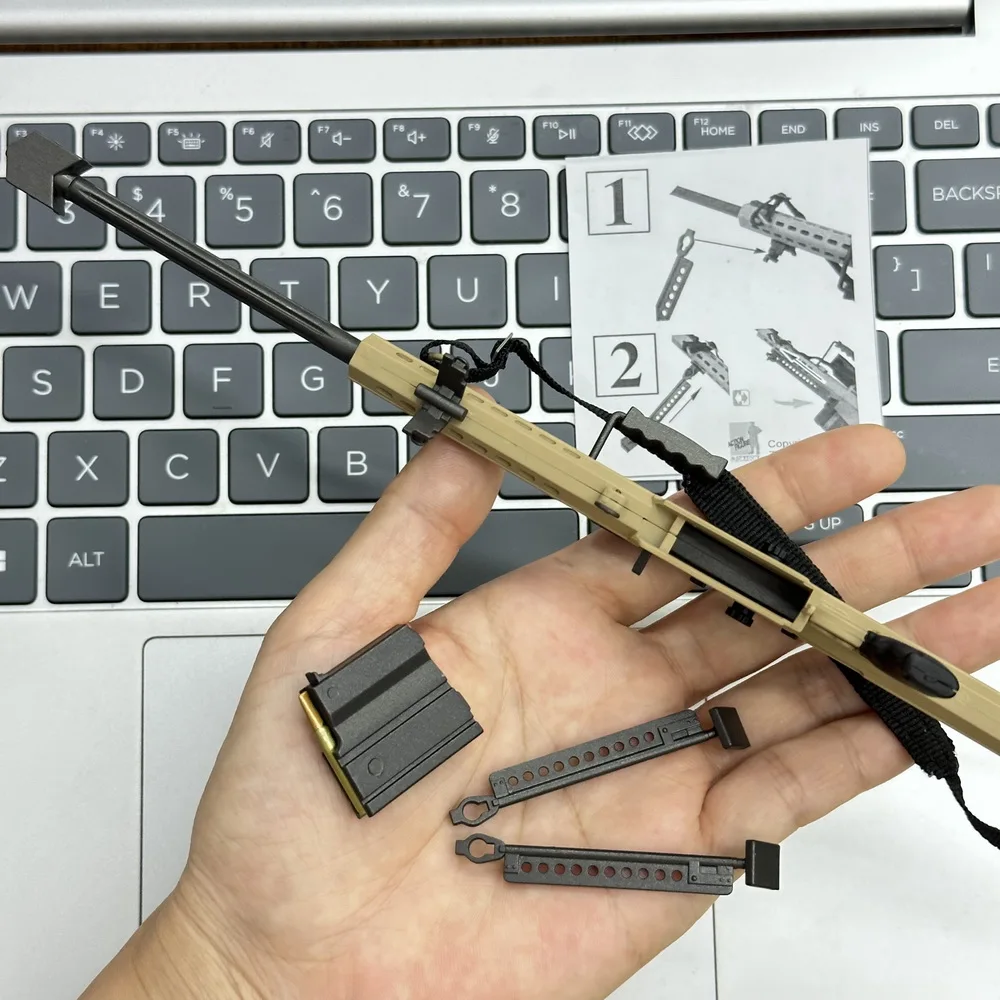 التنين 1/6 مقياس M82A1.50-cal المضادة للمواد بندقية قنص أصفر داكن البلاستيك نموذج 77036 ل 12 بوصة عمل أرقام الملحقات