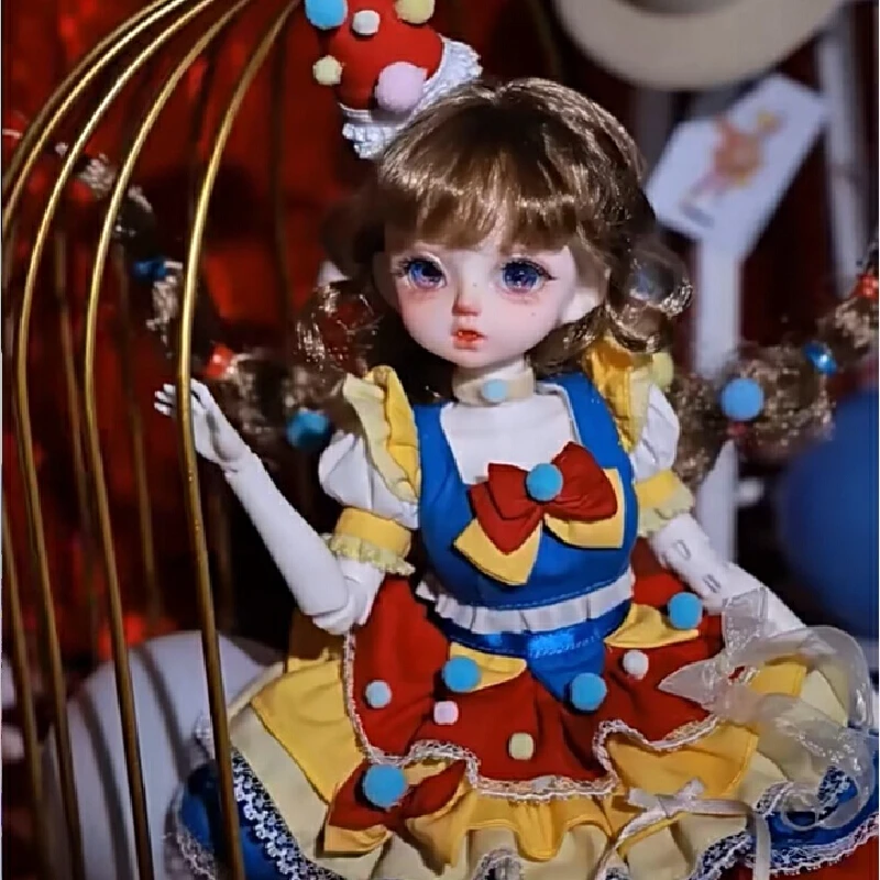 100%正規品シュガフェアリーBJDドール 1/6 サーカスプリンセス アンティークパジャマ レースドレス レジンフィギュアドール 女性ピエロアクロバットギフト