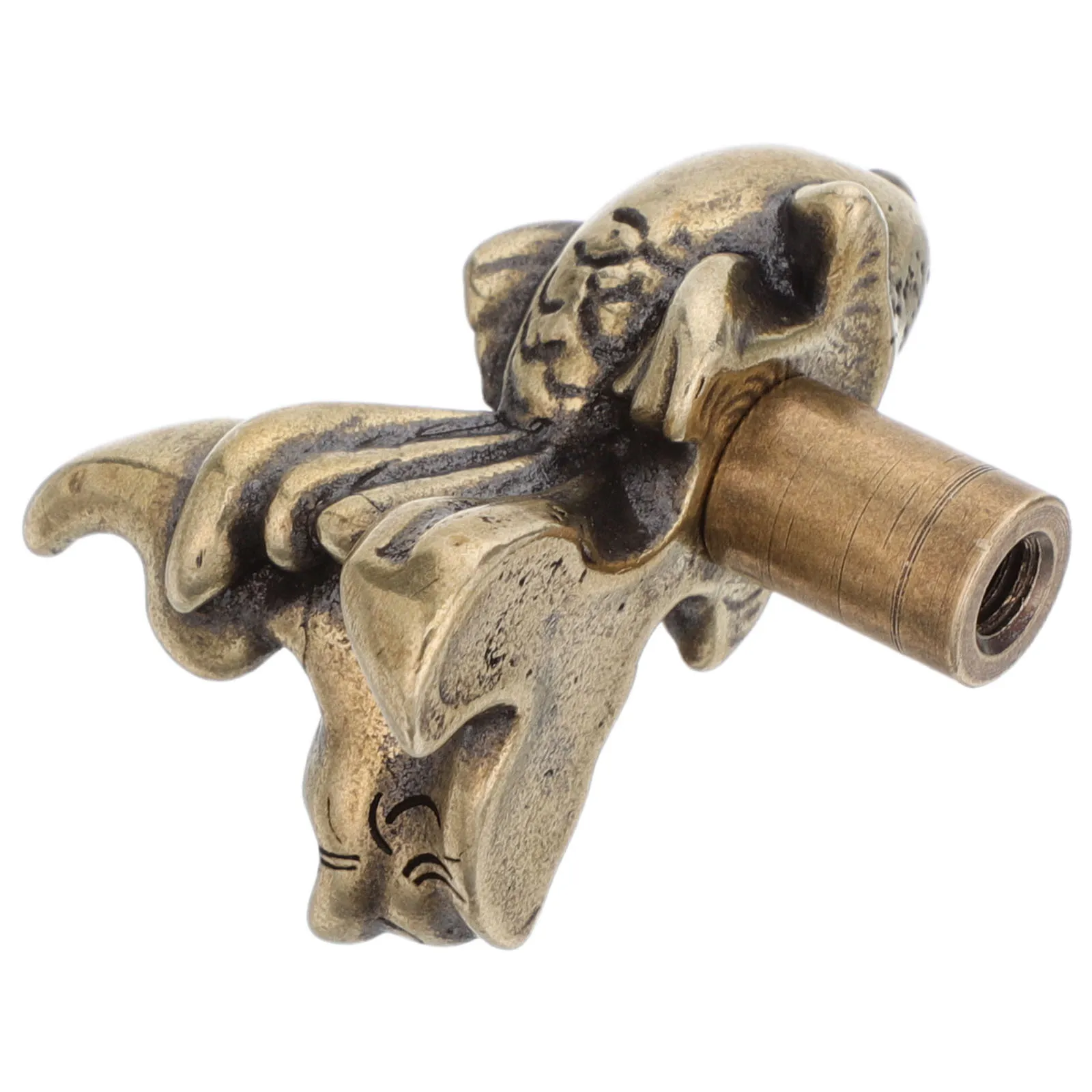 

Gold Brass Cabinet Knobs Animal Shaped Decorative Pulls for Kitchen Cupboard Dresser Drawers Gold Animal Knobs for Dresser
