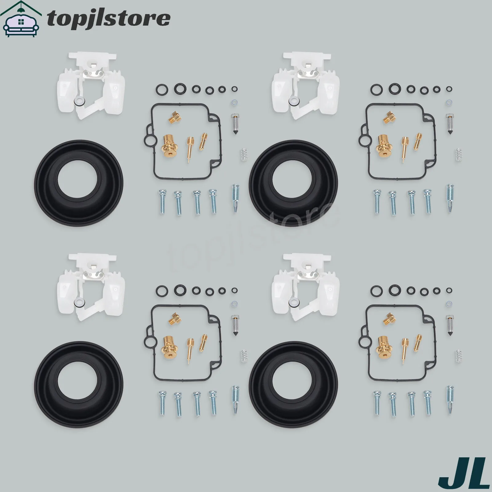 4X Carburetor Repair Kit Float Diaphragm For Mikuni BST36 FOR SUZUKI GSXR1100 US