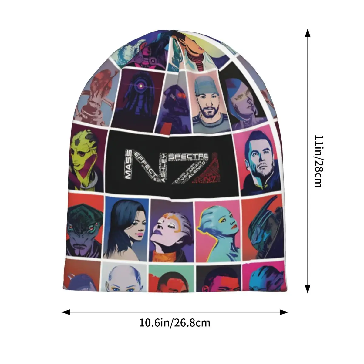 Effect Mass Game Skullies Beanies Hats Hip Hop Men Women Outdoor Caps Warm Thermal Elastic Bonnet Hats