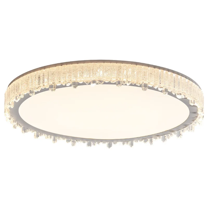 

Свет для спальни, потолочный светильник, главная спальня, защита глаз, роскошный романтический кабинет, полный спектр, современный простой кристалл