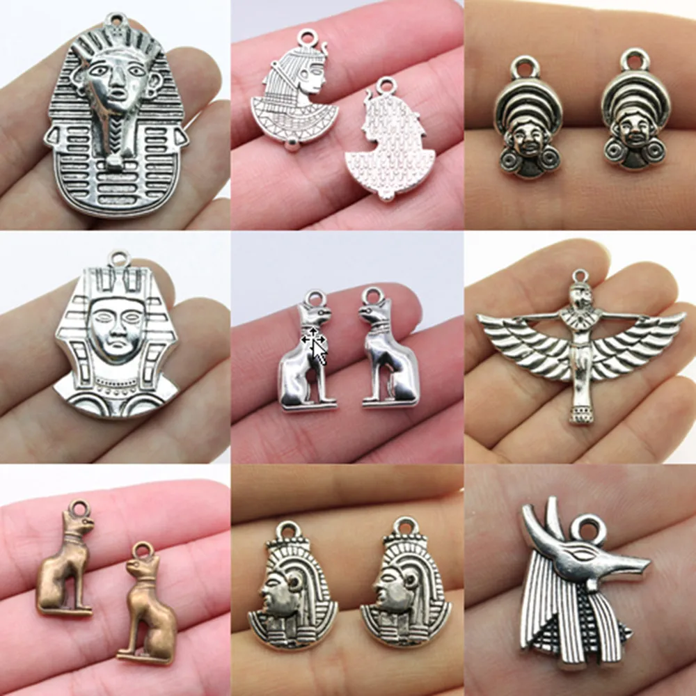 Bulk Charms For Jewelry Making Kit Pendant Diy Jewelry Accessories Egypt Cleopatra Charms