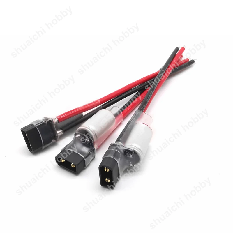 3PCS 3-6S Amass XT30 Plug Filter Cable with 35V 470uF Solid Electrolytic Capacitor XT30U-M Male Connector for RC FPV Drone ESC