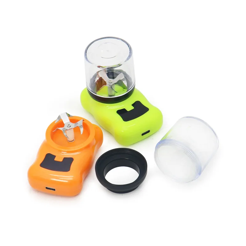 44mm 2-lagiger elektrischer Kunststoff-Grinder, USB-aufladbar, bunter, tragbarer Haushalts-Grinder – Detail 16