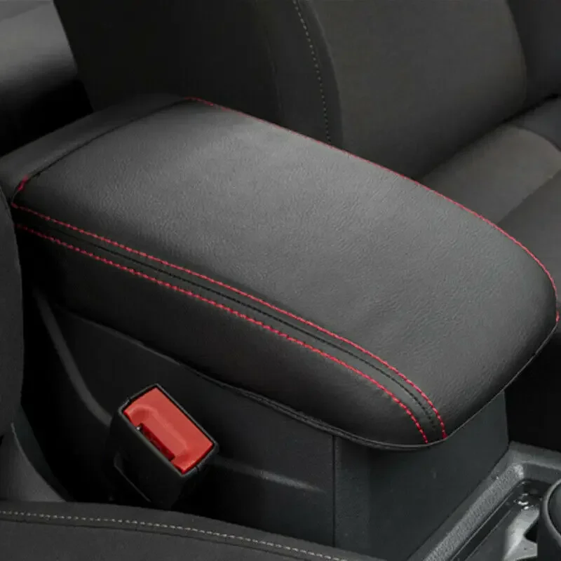 

Microfiber Leather Armrest Box Cover Car Accessories For Golf 7 MK7 2013-2017 Central Protective 1pc Wear-resistant