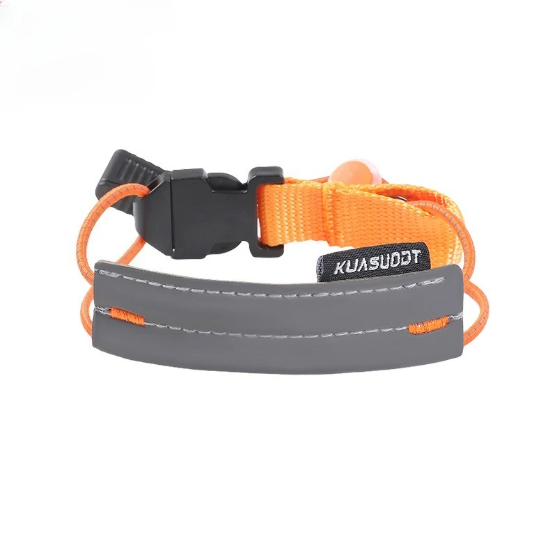 1‌ Piece Adjustable Reflective Cycling Strap Anti-Slip Leg Guard Band for Road/Mountain Bike Night Running Safety Reflective