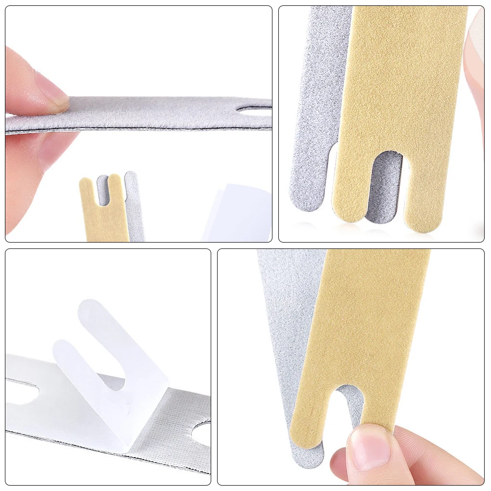 

6 Pairs Care Anti-wear Foot Protection Patch Shoe Pads Grips Glue Crease Protector Insert Stickers