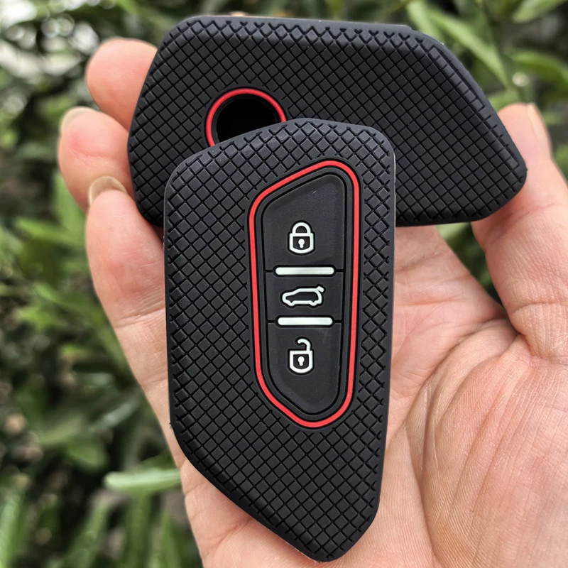 غطاء حافظة مفاتيح السيارة فوب لشركة فولكس فاجن فولكس فاجن/جولف 8 MK8 ID.3 ID.4 /Cupra/Skoda/Octavia A8/SEAT/Leon MK4 2020 2021/Formentor/Tarraco #5