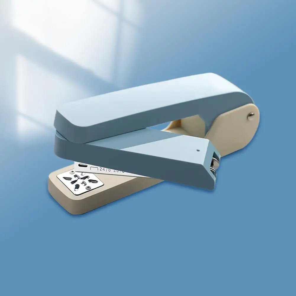 Zszywacz biurowy obrotowy 360 stopni, duży, metalowy, wytrzymały, standardowy do oprawy książek, ręczny, do długich zszywek, do zszywania, Su W7Q9