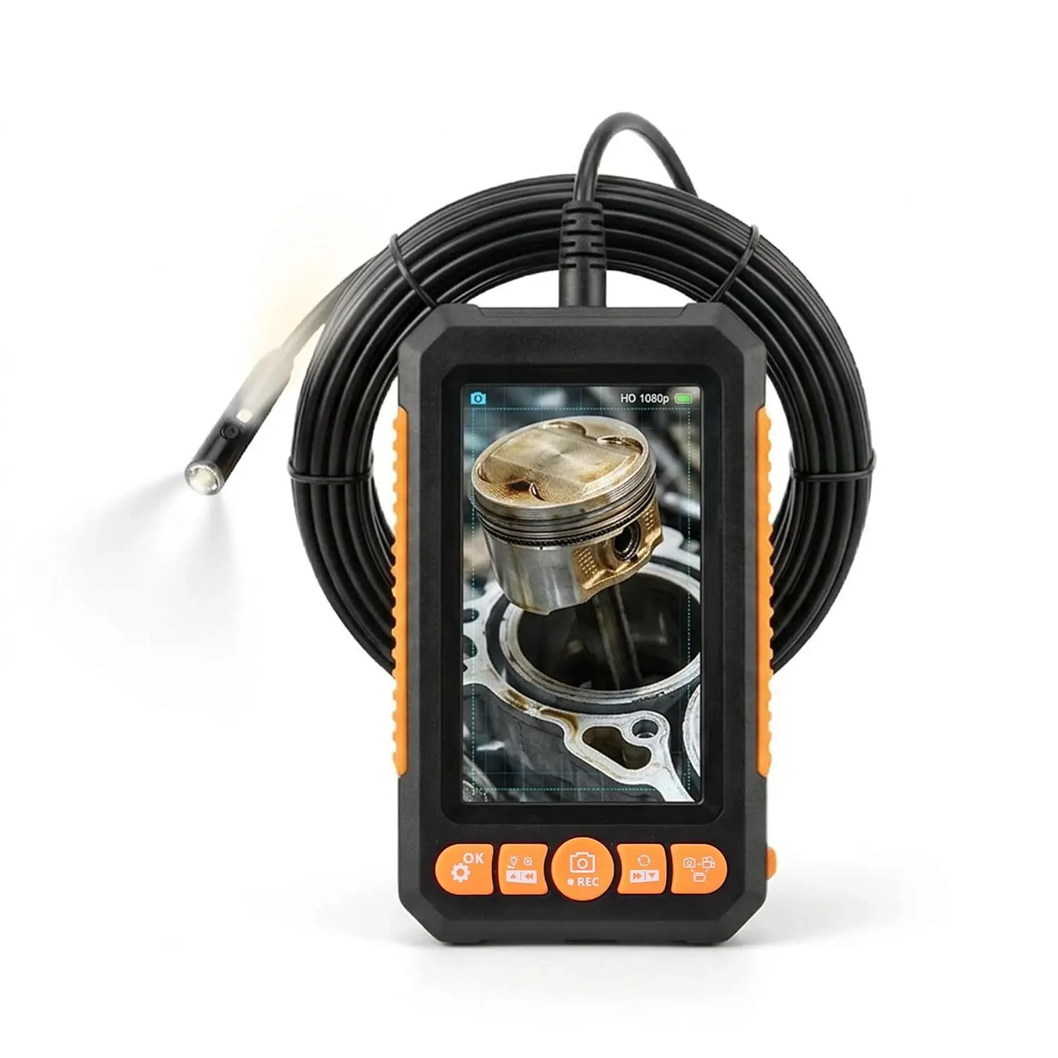 Industrial grade automotive pipe high definition endoscope dual lens automotive pipe repair tool