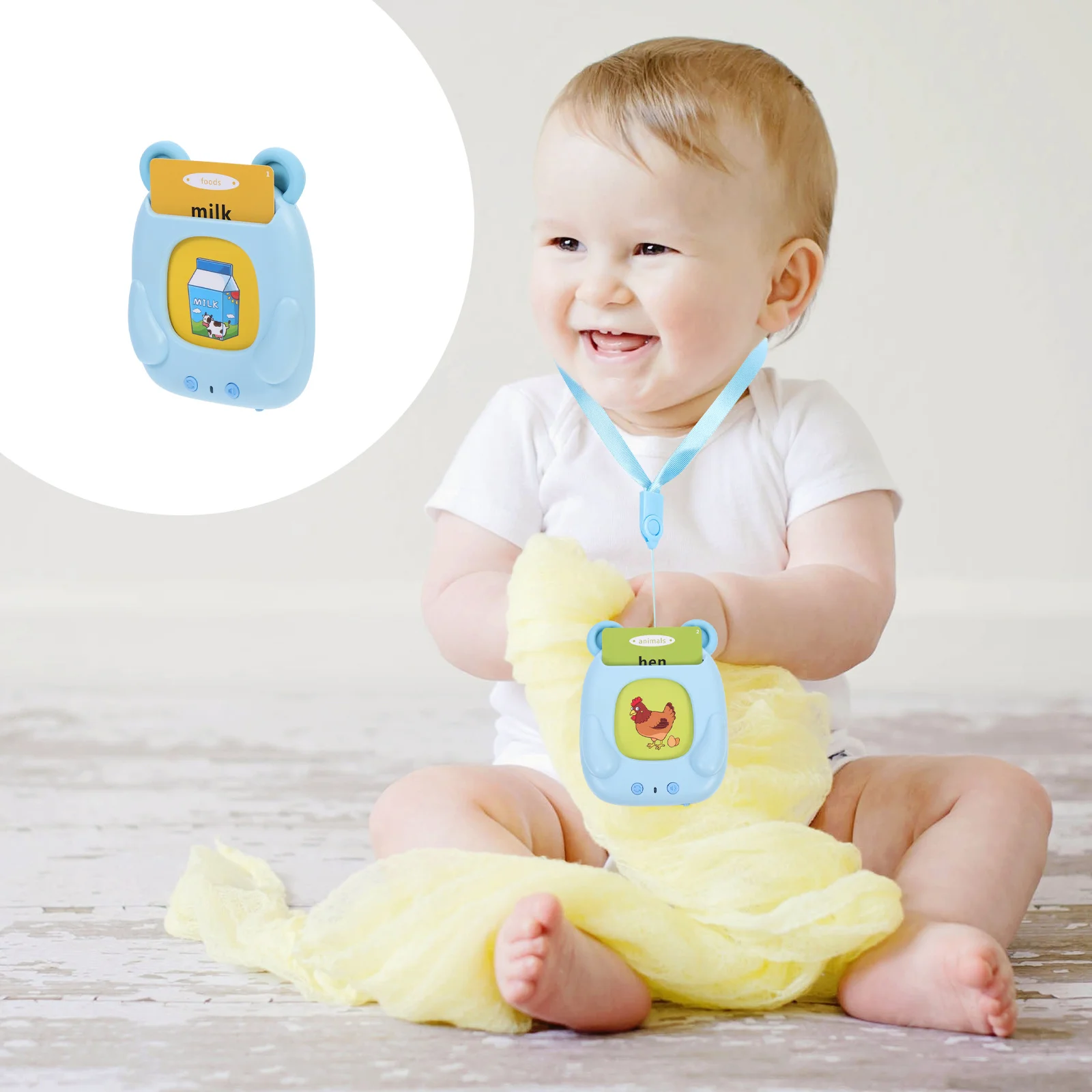 مجموعة واحدة من آلة تعلم اللغة الإنجليزية التعليمية المبكرة للأطفال، جهاز قراءة البطاقات، آلة تعليمية للصوت، علاج الكلام المعرفي #2