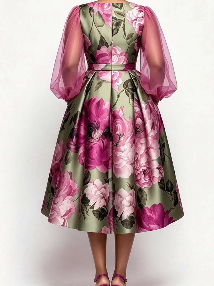Plus Size Women Floral Midi Dr - огляд і ціна Romper Floral Print
