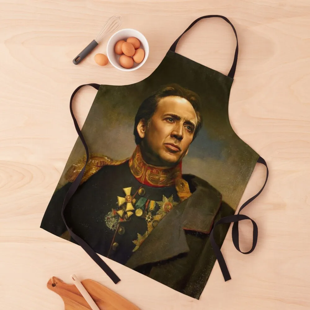 

nicolas cage replaceface Apron Kitchen accesories